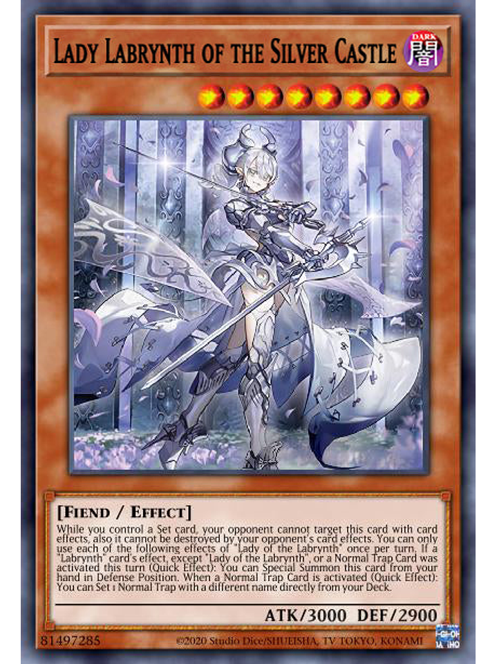 Lady Labrynth of the Silver Castle  - DABL-EN030 - Secret Rare 1st Edition 1
