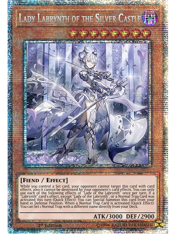 Lady Labrynth of the Silver Castle  - DABL-EN030 - Starlight Rare 1st Edition 1