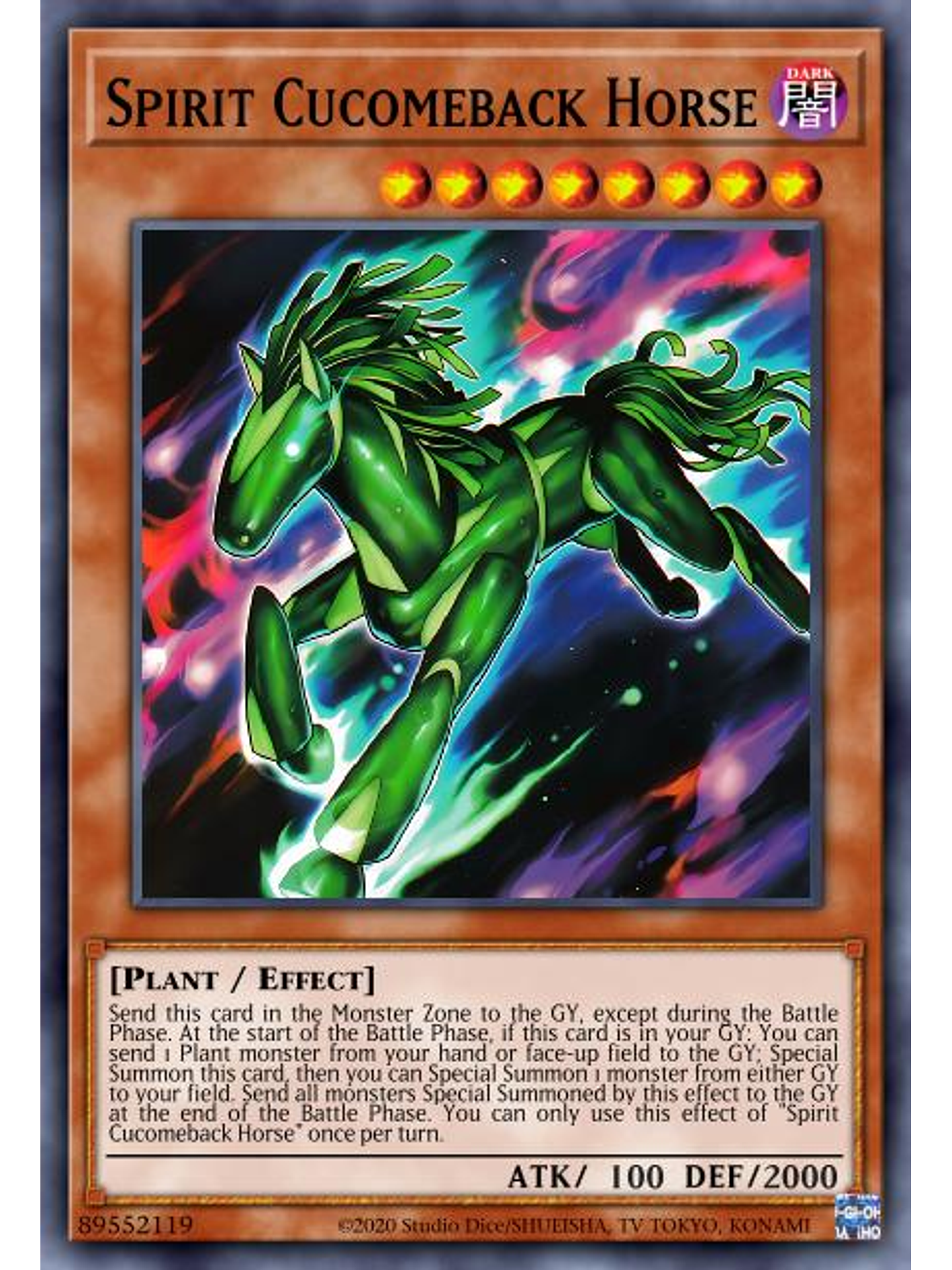 Cucumber Horse  - DABL-EN036 - Common 1st Edition 1