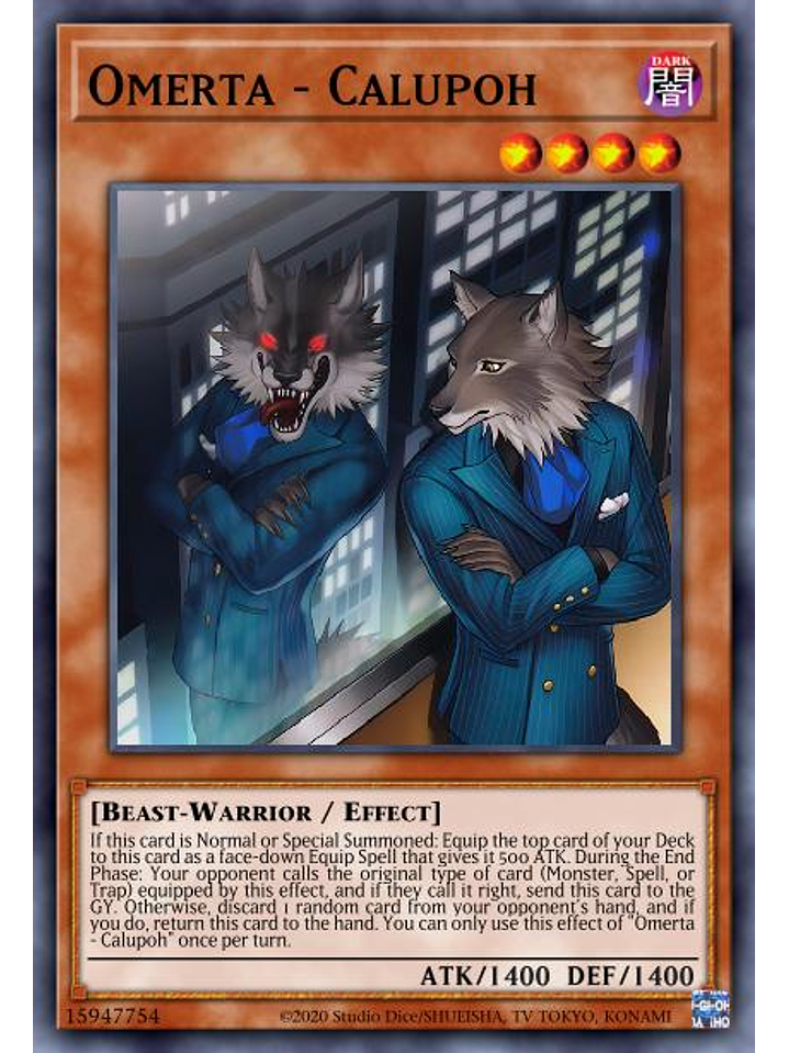 Silent Wolf Calupo  - DABL-EN037 - Common 1st Edition 1