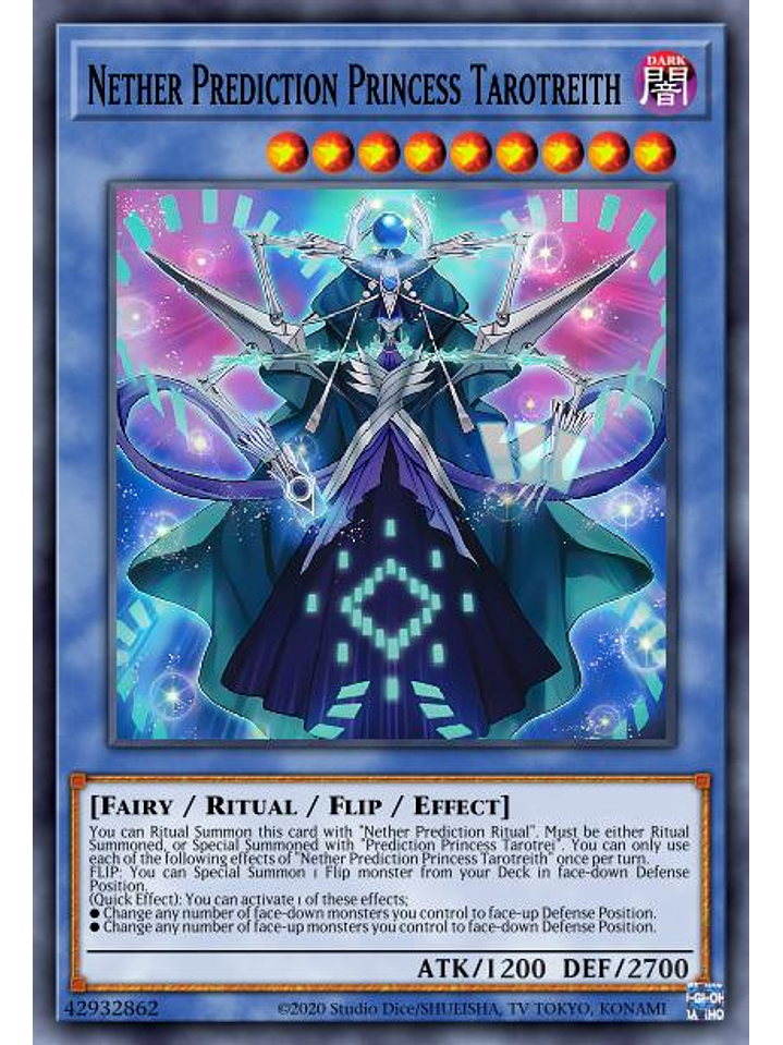 Prediction Princess Tarotreith  - DABL-EN038 - Super Rare 1st Edition 1