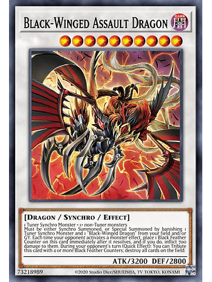 Black-Winged Assault Dragon  - DABL-EN042 - Ultra Rare 1st Edition