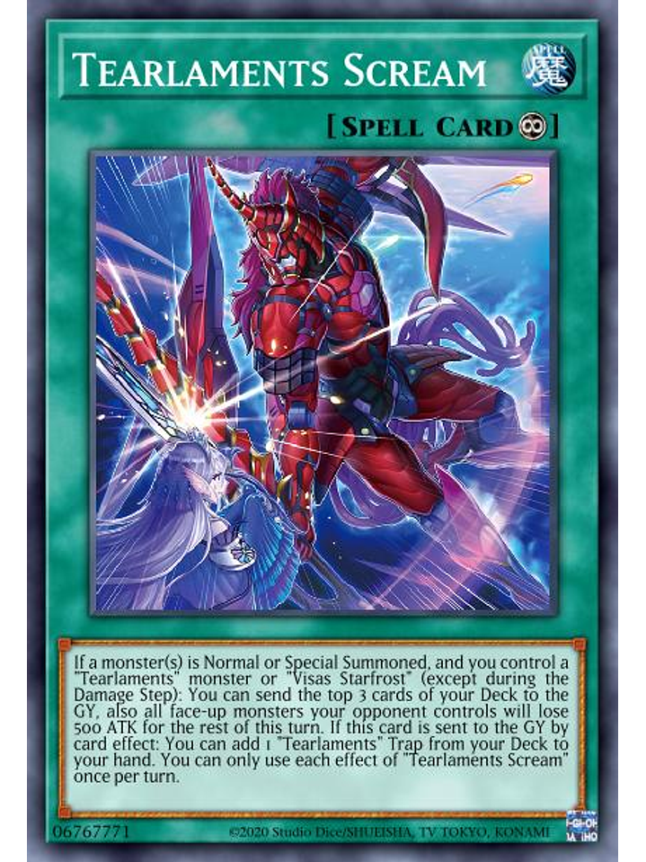 Tearlaments Scream  - DABL-EN058 - Common 1st Edition 1