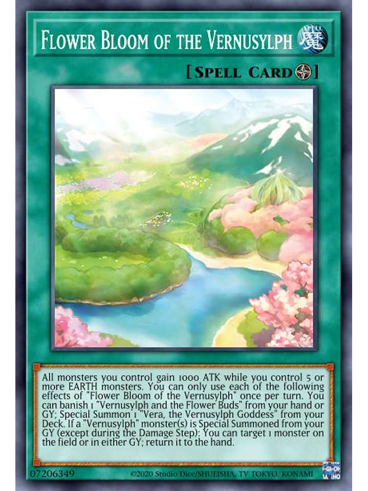 Vernusylph in Full Bloom  - DABL-EN066 - Common 1st Edition 1