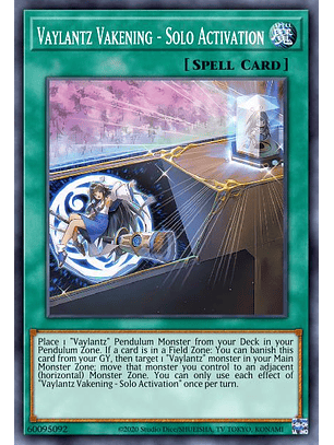 Vaylantz Wakening - Solo Activation  - DABL-EN068 - Ultra Rare 1st Edition