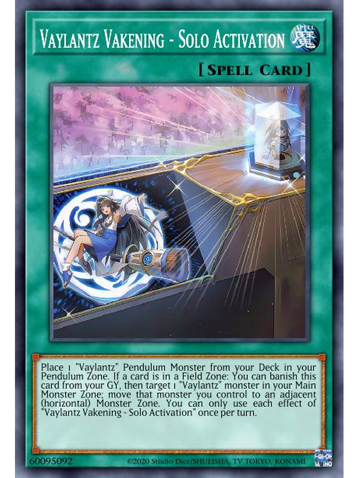 Vaylantz Wakening - Solo Activation  - DABL-EN068 - Ultra Rare 1st Edition 1