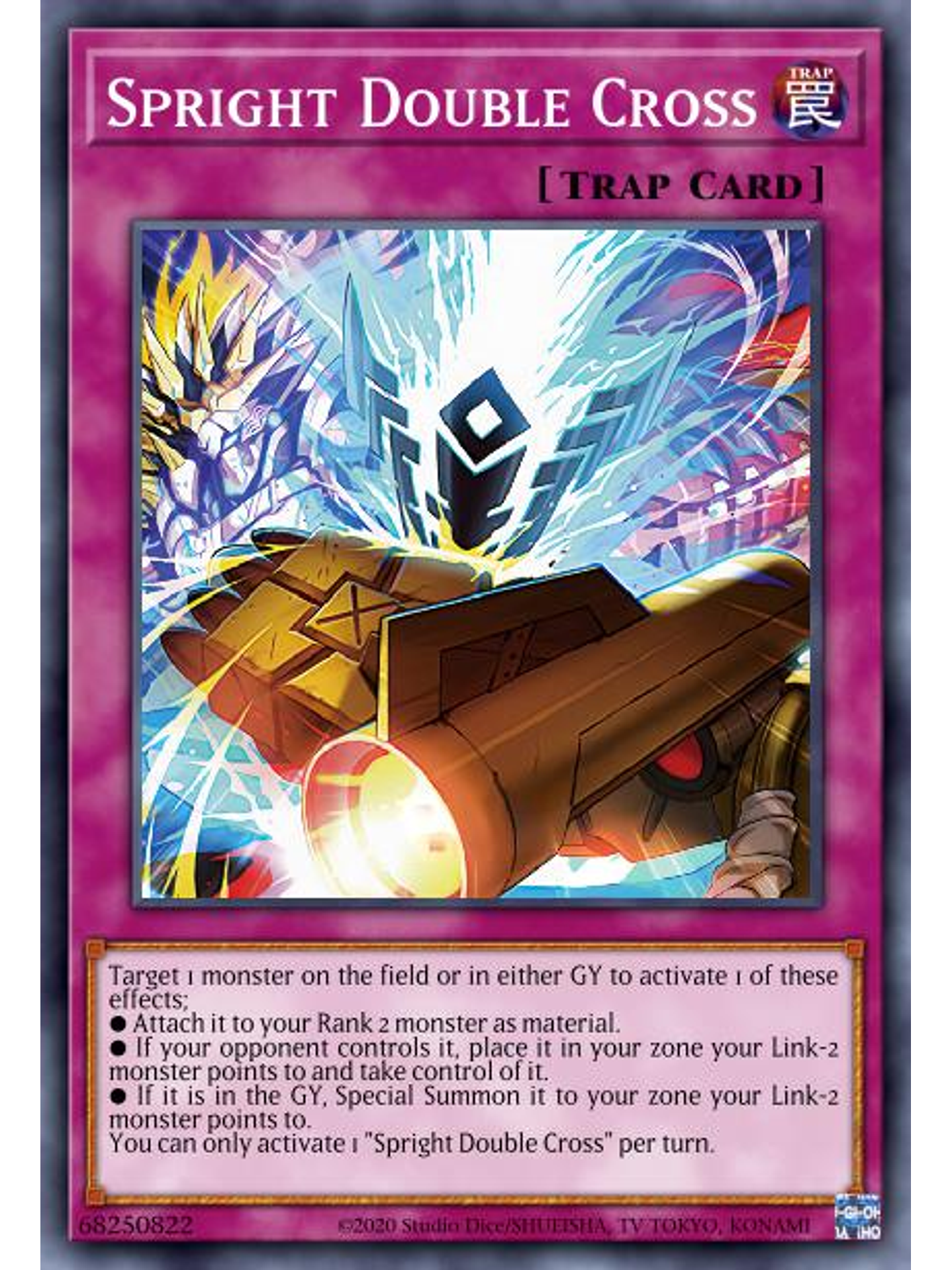 Spright Double Cross  - DABL-EN074 - Super Rare 1st Edition 1