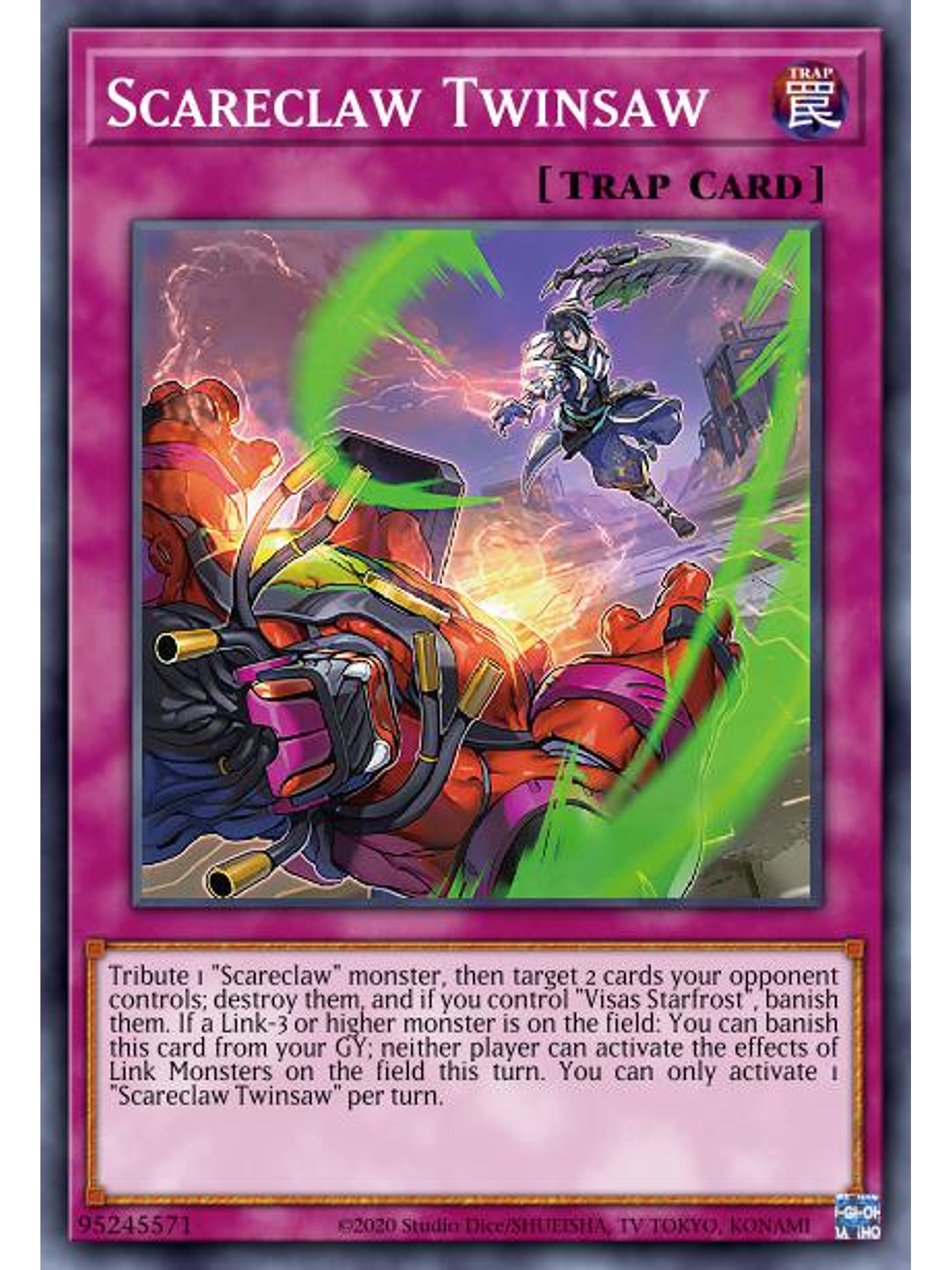 Scareclaw Twinsaw  - DABL-EN075 - Common 1st Edition 1