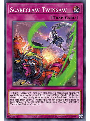 Scareclaw Twinsaw  - DABL-EN075 - Common 1st Edition