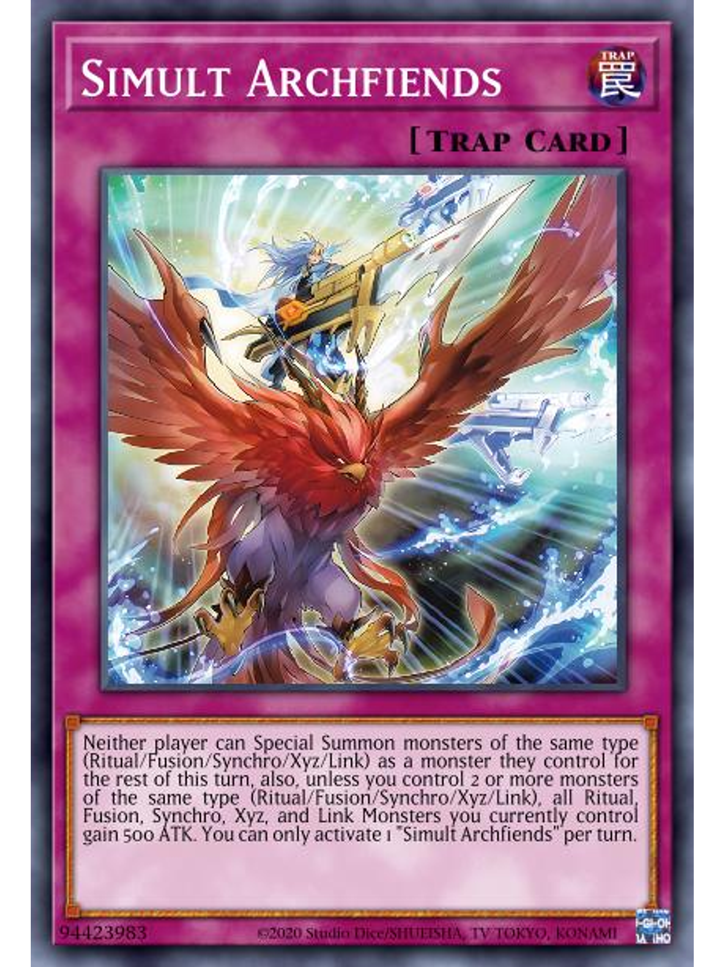 Simul Archfiends  - DABL-EN078 - Super Rare 1st Edition 1