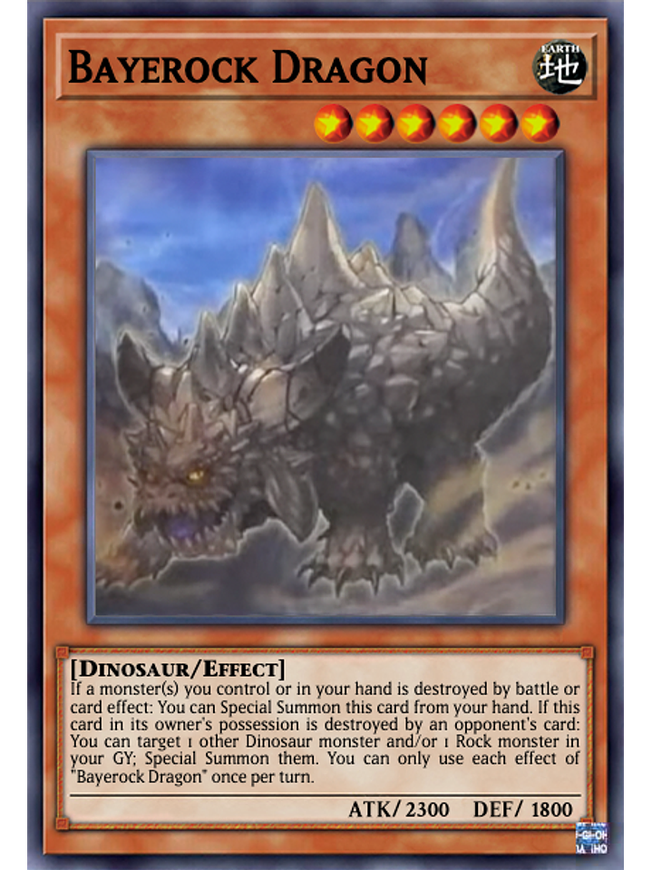 Bayerock Dragon  - DABL-EN081 - Common 1st Edition 1