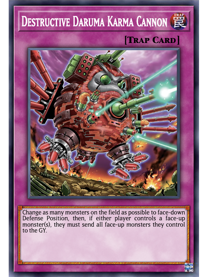 Destructive Daruma Karma Cannon  - DABL-EN084 - Ultra Rare 1st Edition 1
