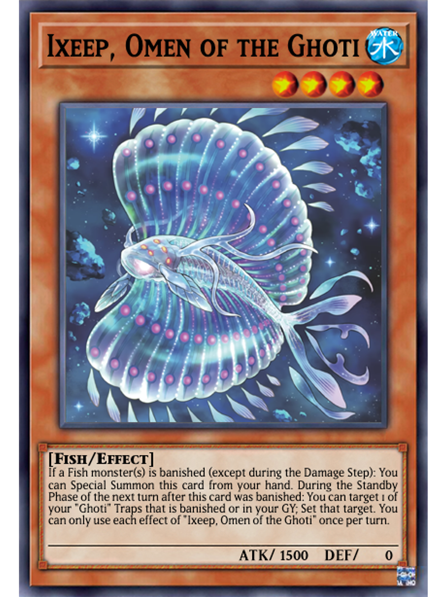 Ixeep, Omen of the Ghoti  - DABL-EN086 - Common 1st Edition 1