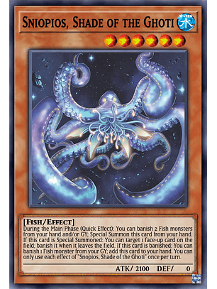 Snopios, Shade of the Ghoti  - DABL-EN087 - Super Rare 1st Edition