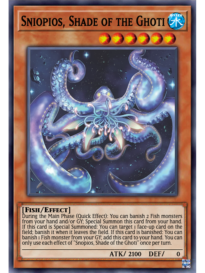 Snopios, Shade of the Ghoti  - DABL-EN087 - Super Rare 1st Edition 1