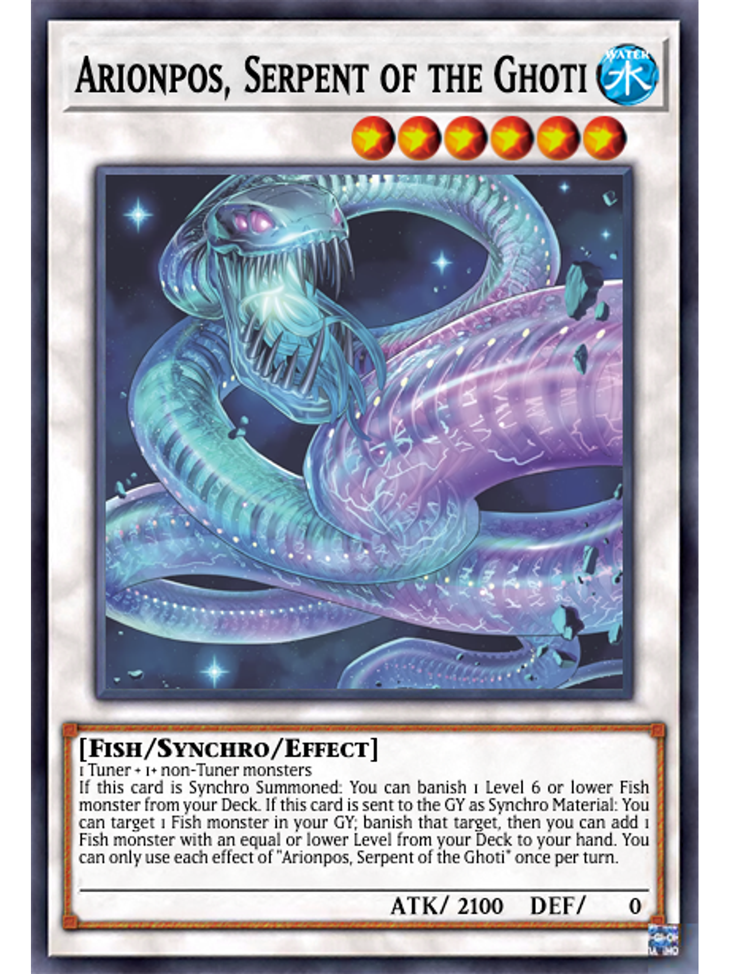 Arionpos, Serpent of the Ghoti  - DABL-EN088 - Ultra Rare 1st Edition 1