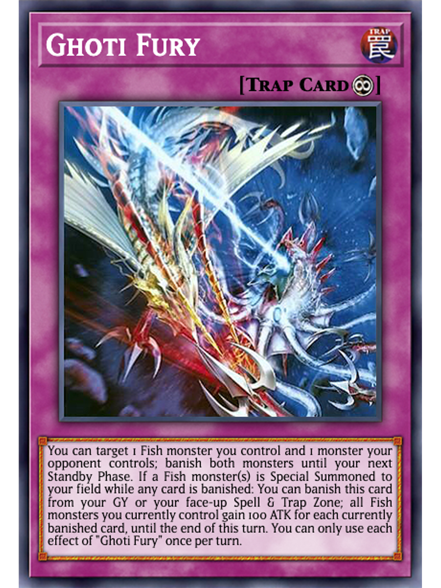 Ghoti Fury  - DABL-EN091 - Super Rare 1st Edition 1