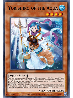 Yorishiro of the Aqua  - DABL-EN092 - Common 1st Edition