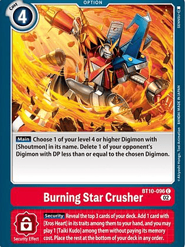 BT10-096 C Burning Star Crusher 