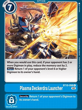 BT10-098 C Plasma Deckerdra Launcher 