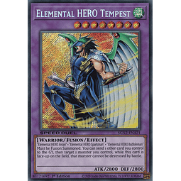 Elemental HERO Tempest - SGX2-ENA21 - Secret Rare 1st Edition