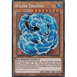 Water Dragon - SGX2-ENC01 - Secret Rare 1st Edition