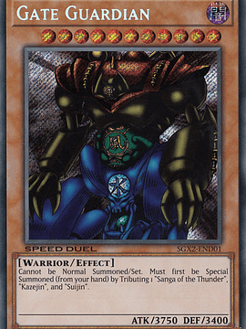 Gate Guardian - SGX2-END01 - Secret Rare 1st Edition