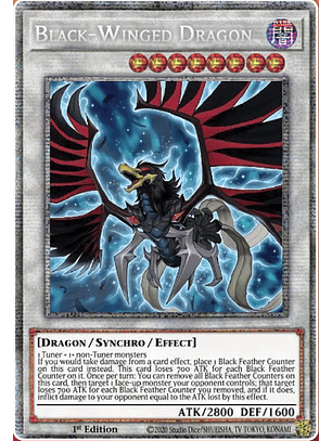 Black-Winged Dragon  - DABL-EN100 - Starlight Rare 1st Edition