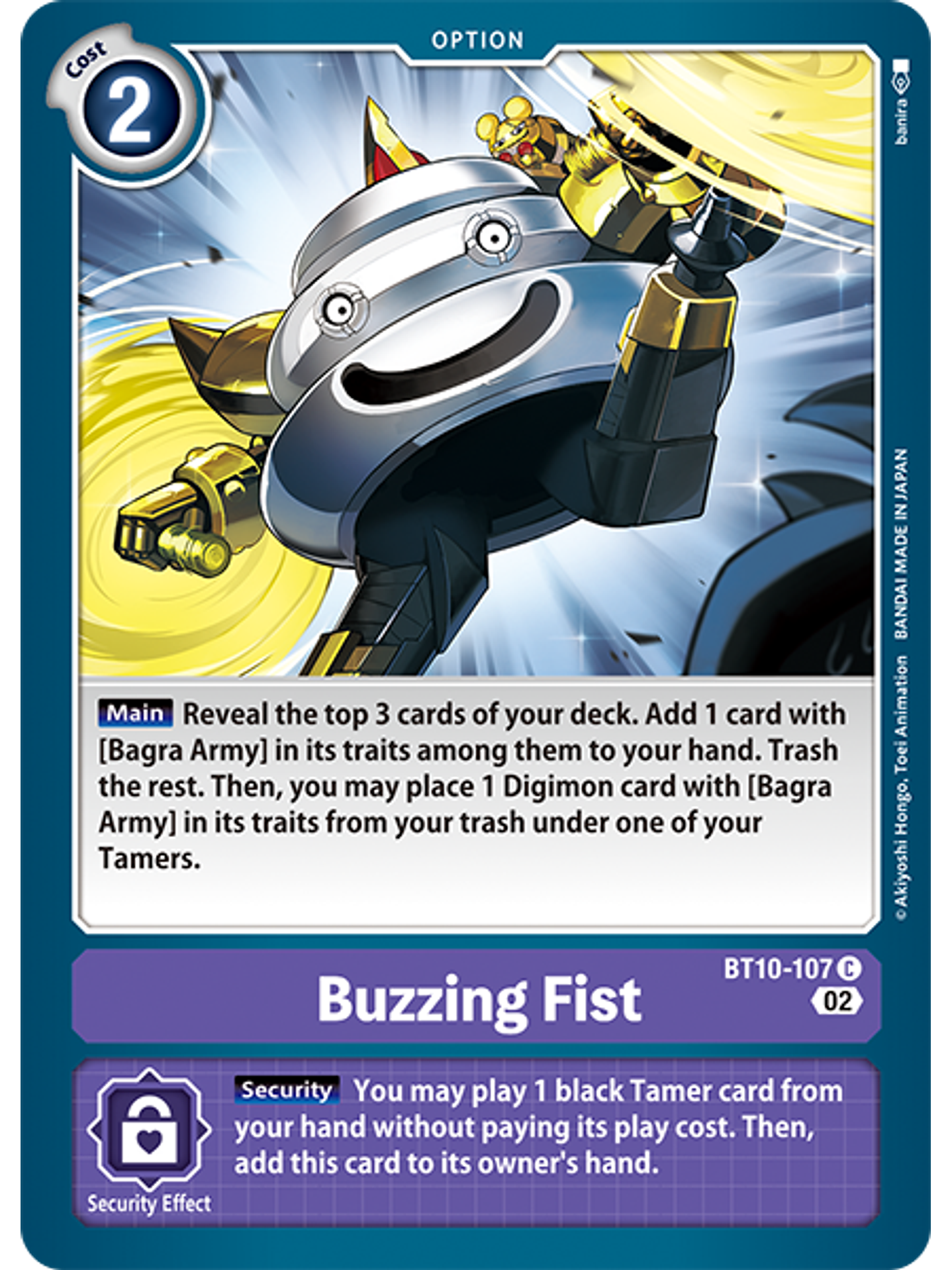 BT10-107 C Buzzing Fist  1