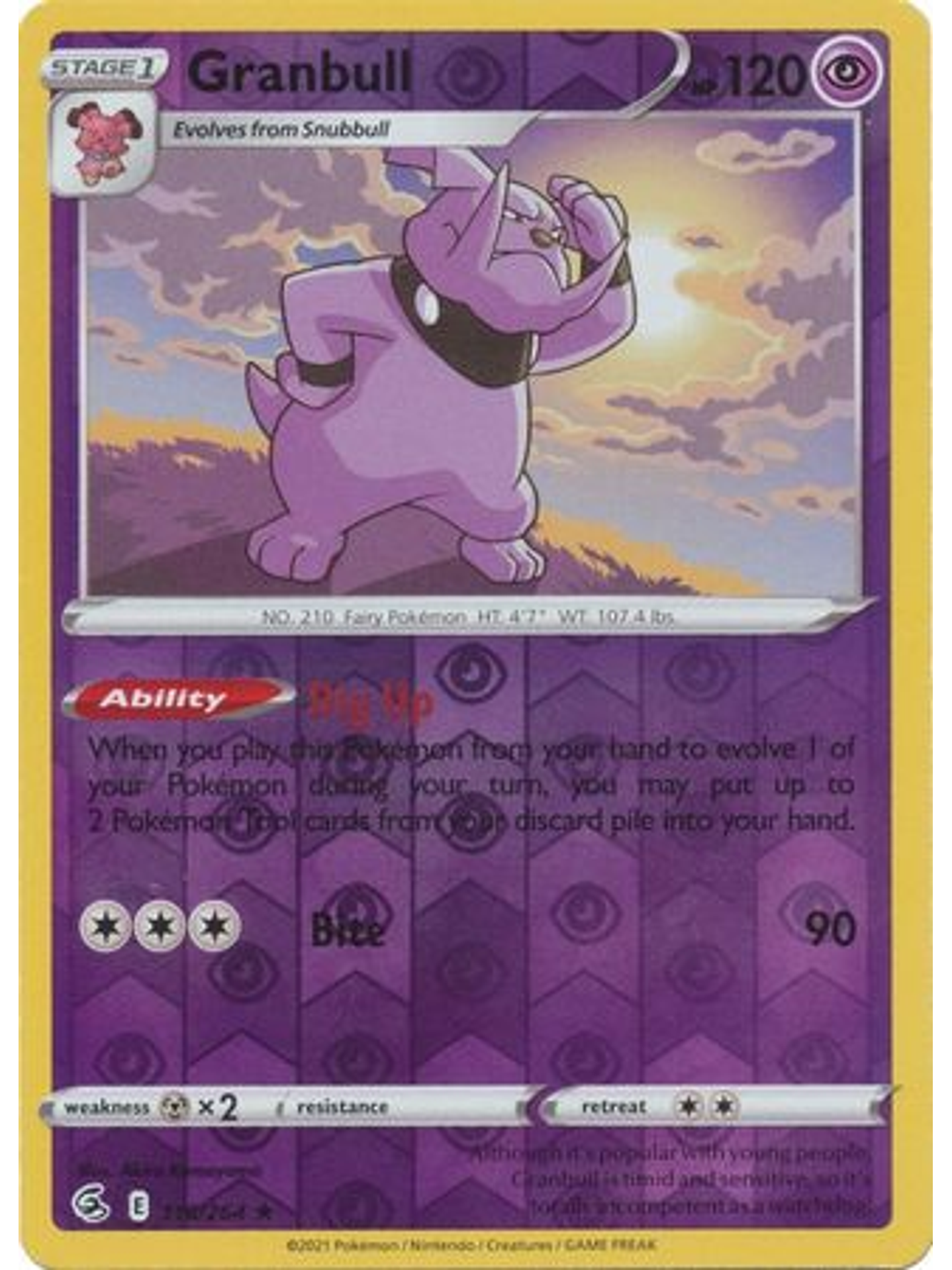 Granbull - 116/264 - Rare Reverse Holo 1