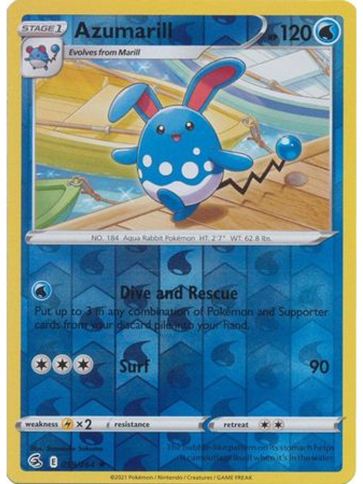 Azumarill - 059/264 - Rare Reverse Holo 1