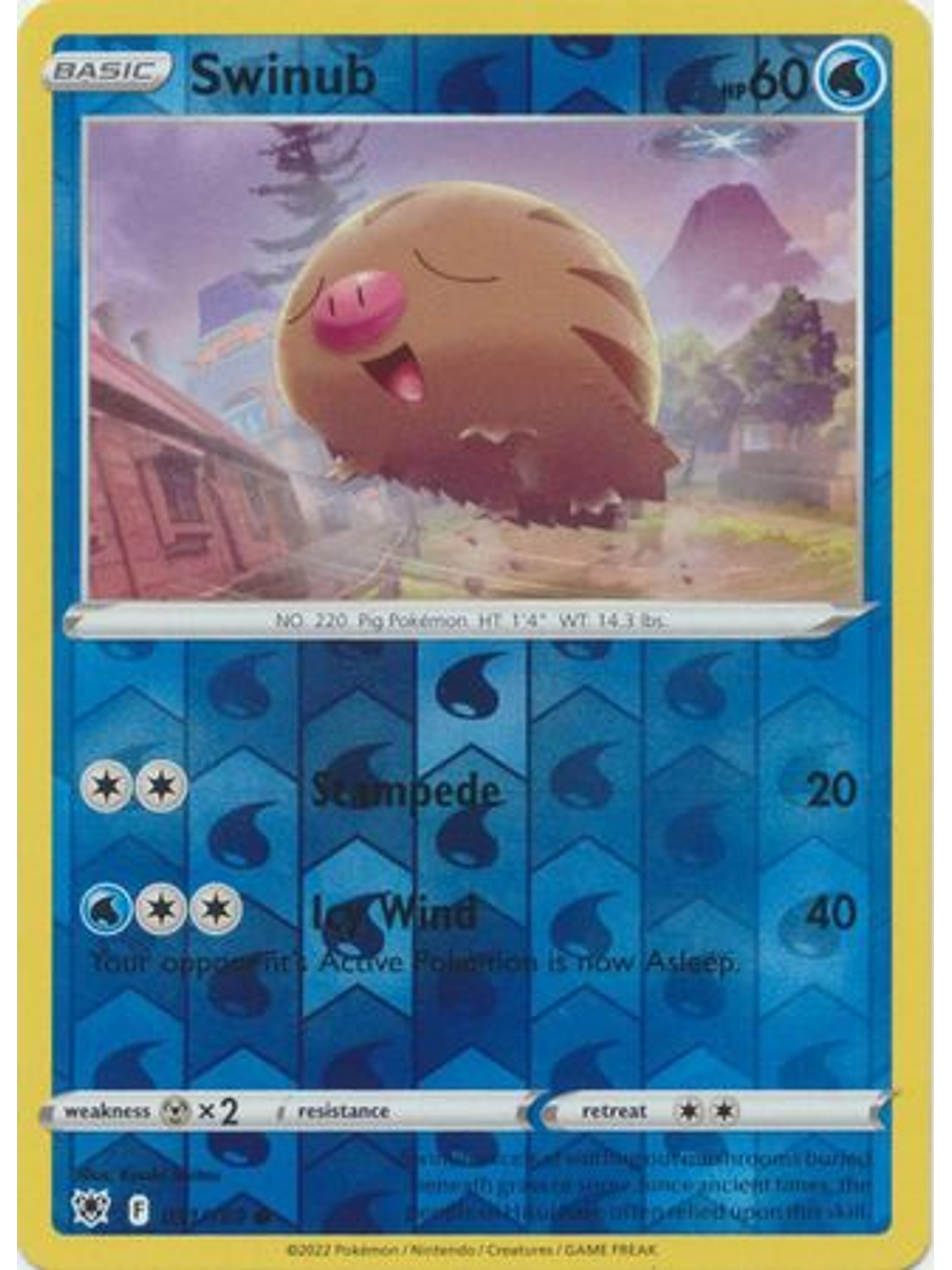 Swinub - 031/189 - Common Reverse Holo 1