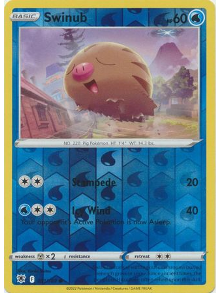 Swinub - 031/189 - Common Reverse Holo 1