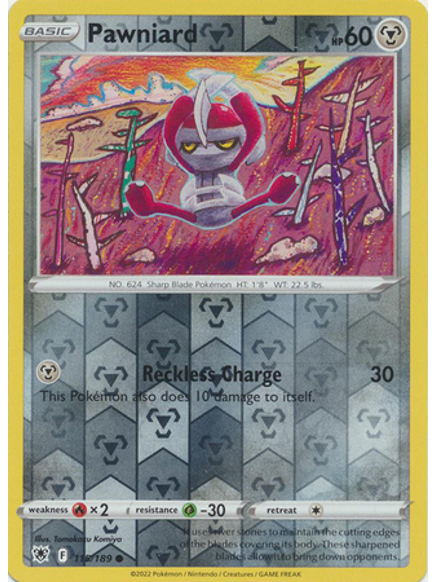 Pawniard - 115/189 - Common Reverse Holo 1