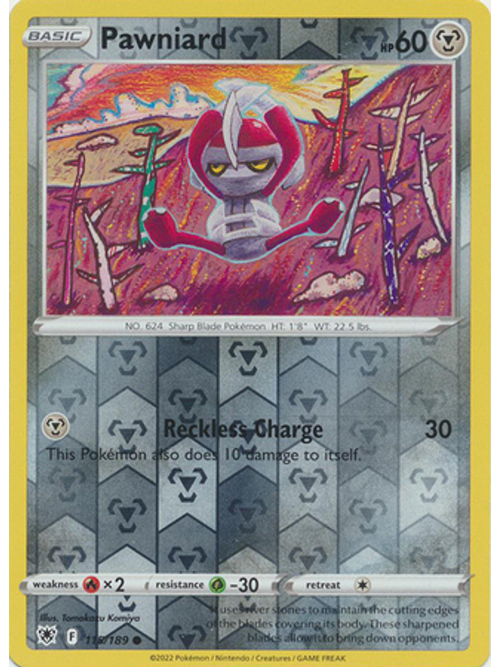 Pawniard - 115/189 - Common Reverse Holo 1