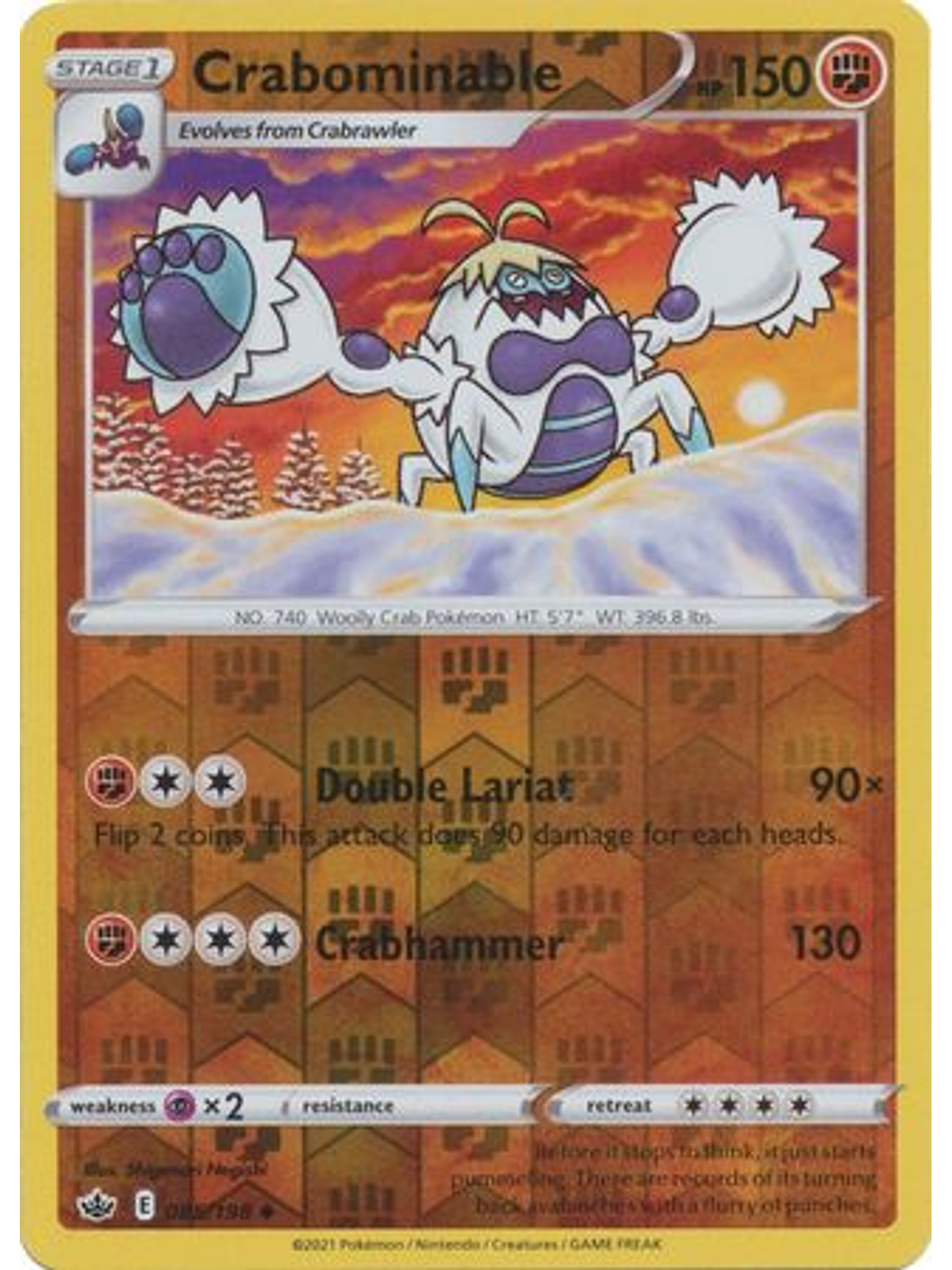 Crabominable - 085/198 - Uncommon Reverse Holo 1