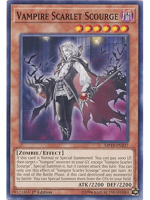 Vampire Scarlet Scourge - MP19-EN237 - Common Unlimited