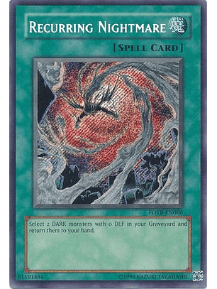 Recurring Nightmare - FOTB-EN066 - Secret Rare Unlimited