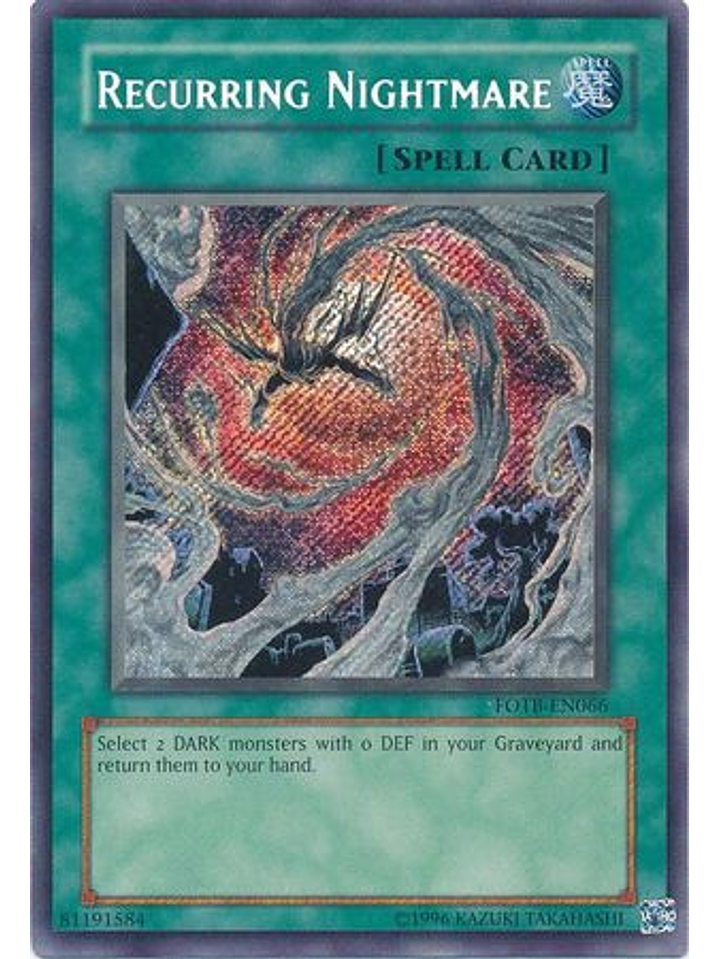 Recurring Nightmare - FOTB-EN066 - Secret Rare Unlimited 1