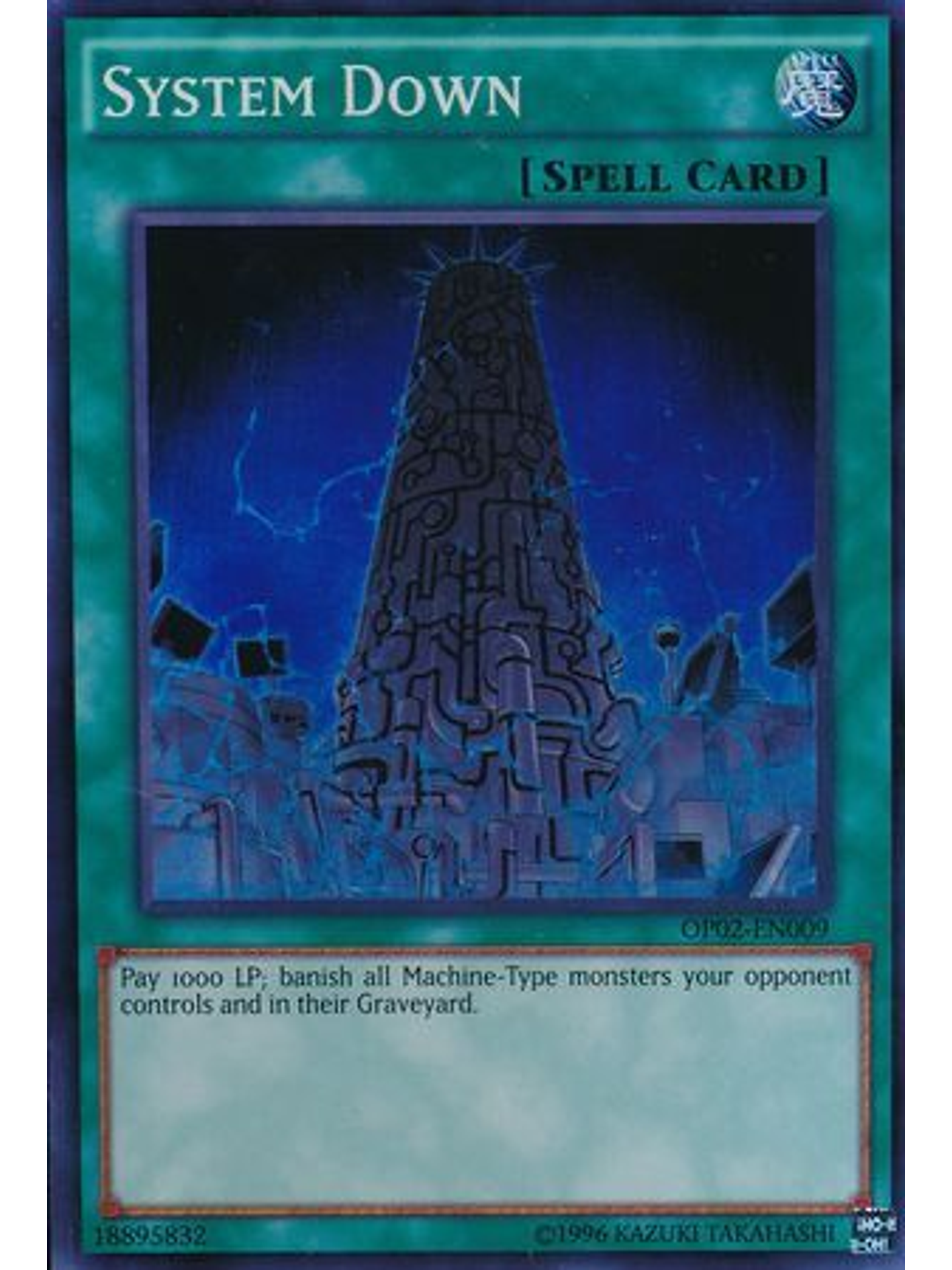 System Down - OP02-EN009 - Super Rare 1