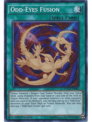 Odd-Eyes Fusion - DOCS-EN063 - Secret Rare 1st Edition