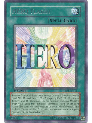 Hero Flash!! - EOJ-EN042 - Rare 1st Edition