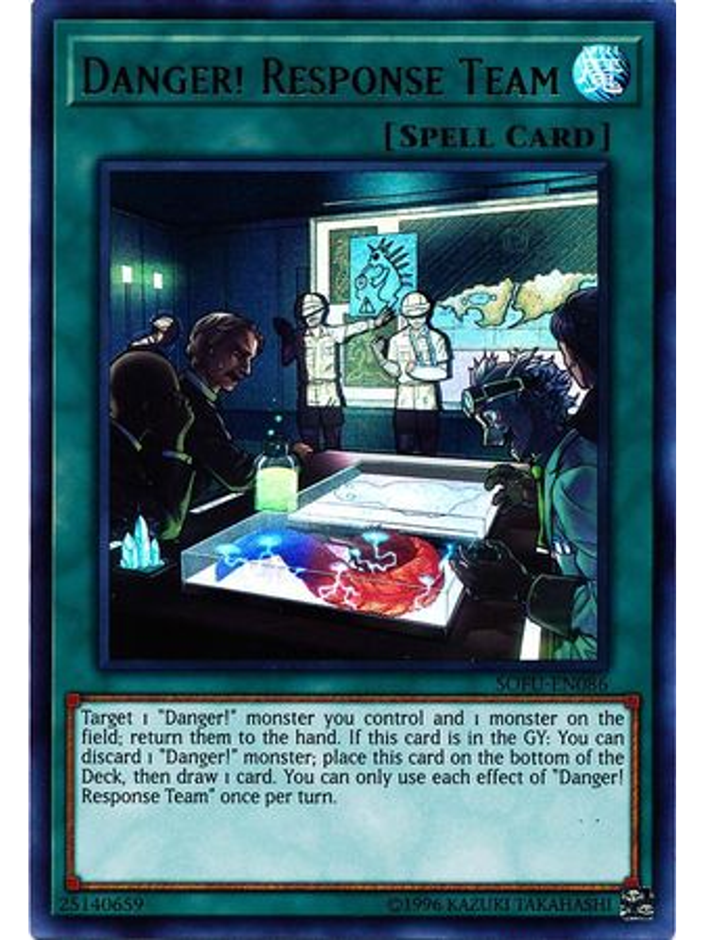 Danger! Response Team - SOFU-EN086 - Ultra Rare Unlimited 1