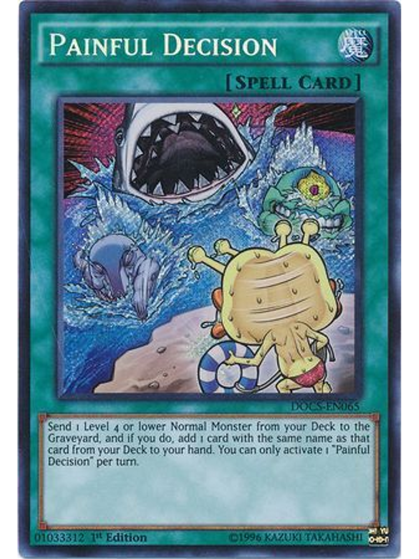 Painful Decision - DOCS-EN065 - Secret Rare 1st Edition 1