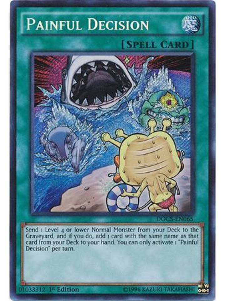 Painful Decision - DOCS-EN065 - Secret Rare 1st Edition 1