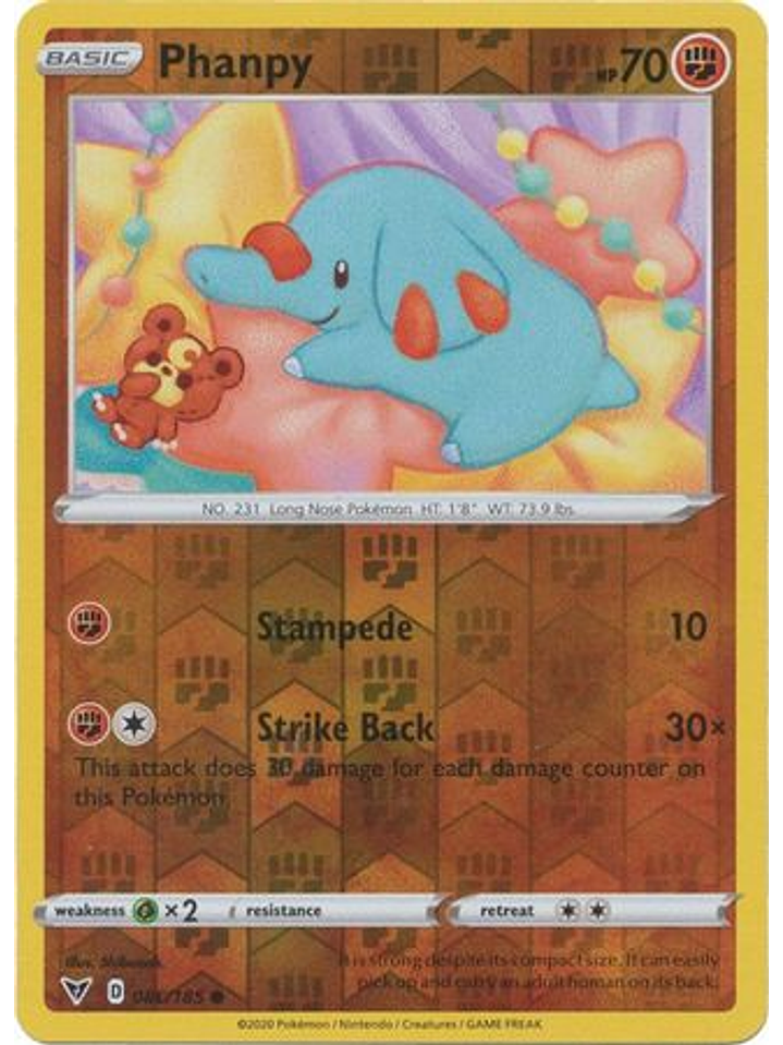 Phanpy - 086/185 - Common Reverse Holo 1