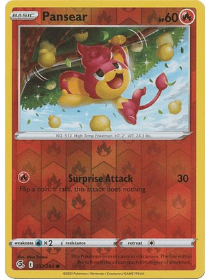 Pansear - 037/264 - Common Reverse Holo