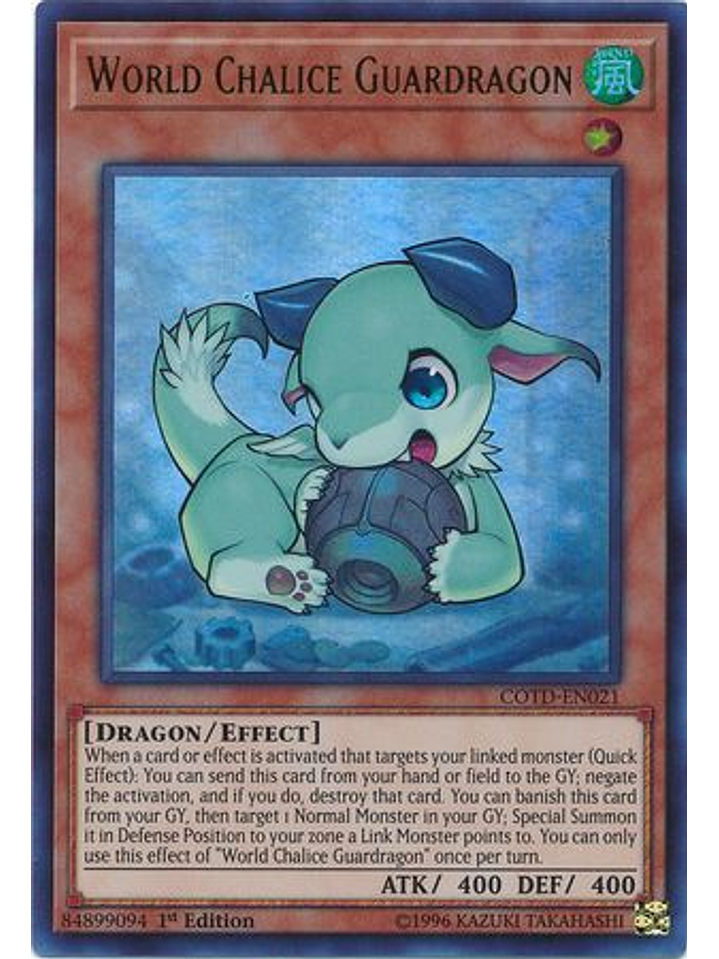 World Chalice Guardragon - COTD-EN021 - Ultra Rare 1st Edition 1