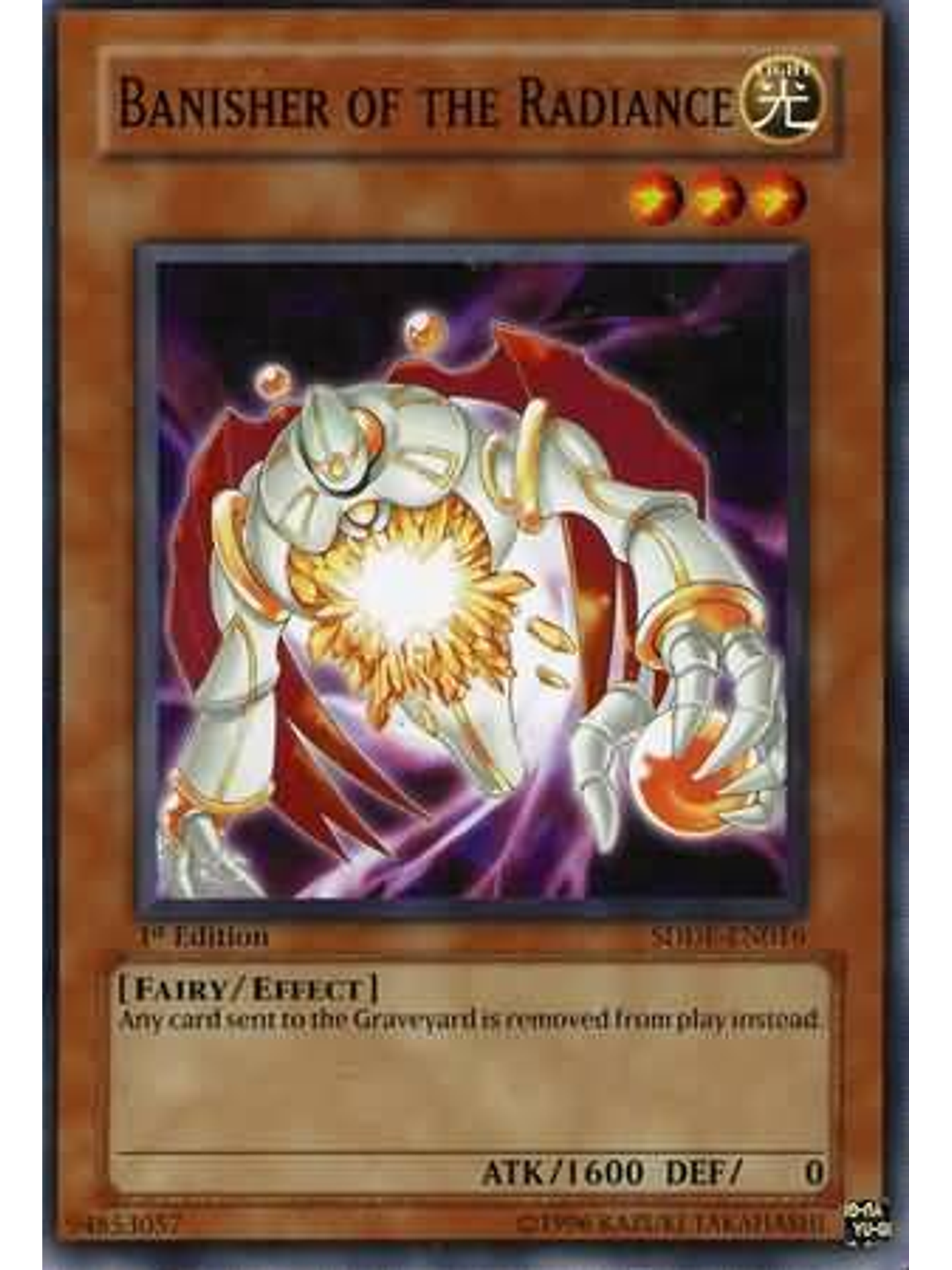 Banisher of the Radiance - SDDE-EN016 - Common 1st Edition 1