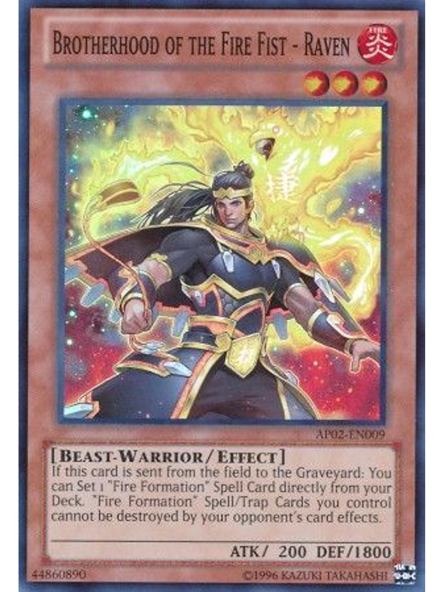 Brotherhood of the Fire Fist - Raven - AP02-EN009 - Super Rare 1